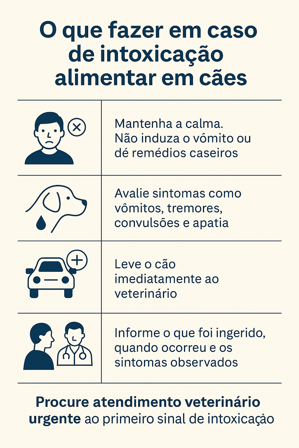 Intoxicação Alimentar cachorro