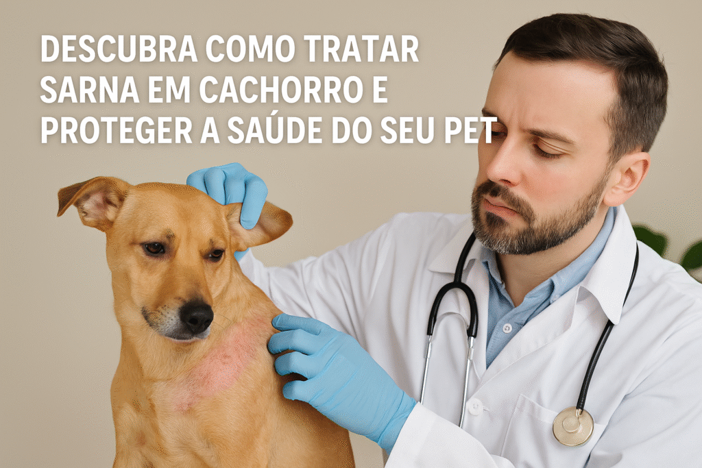 Como tratar sarna em cachorro