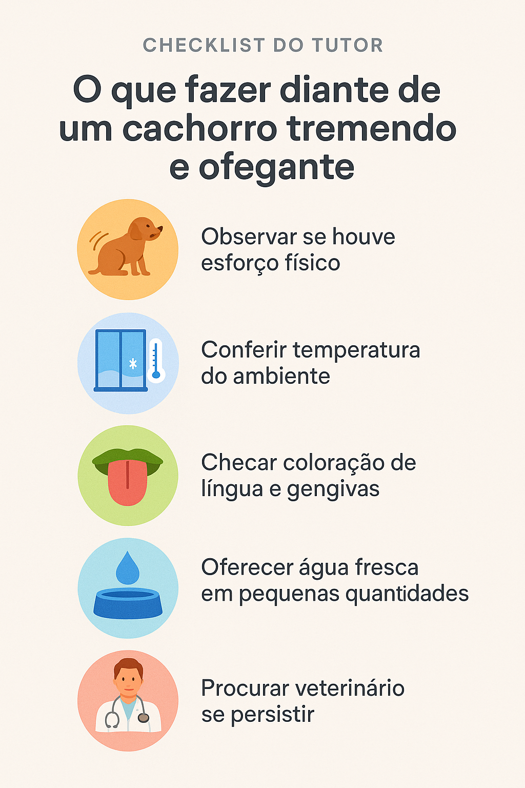 cachoro tremendo e ofegante