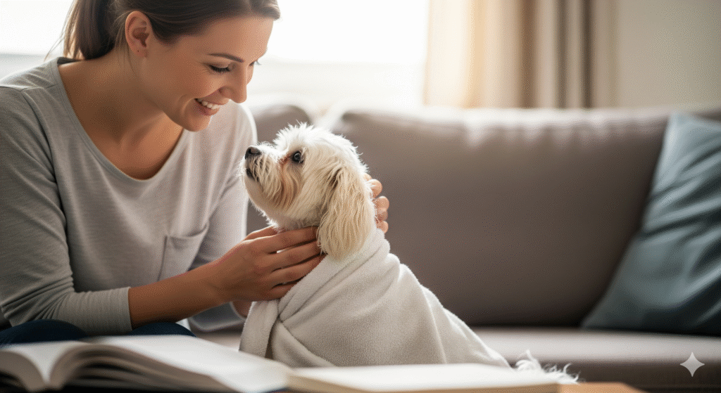 banho em cachorro com shampoo de gente