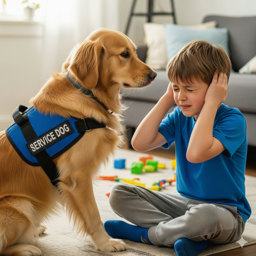 Cão em serviço