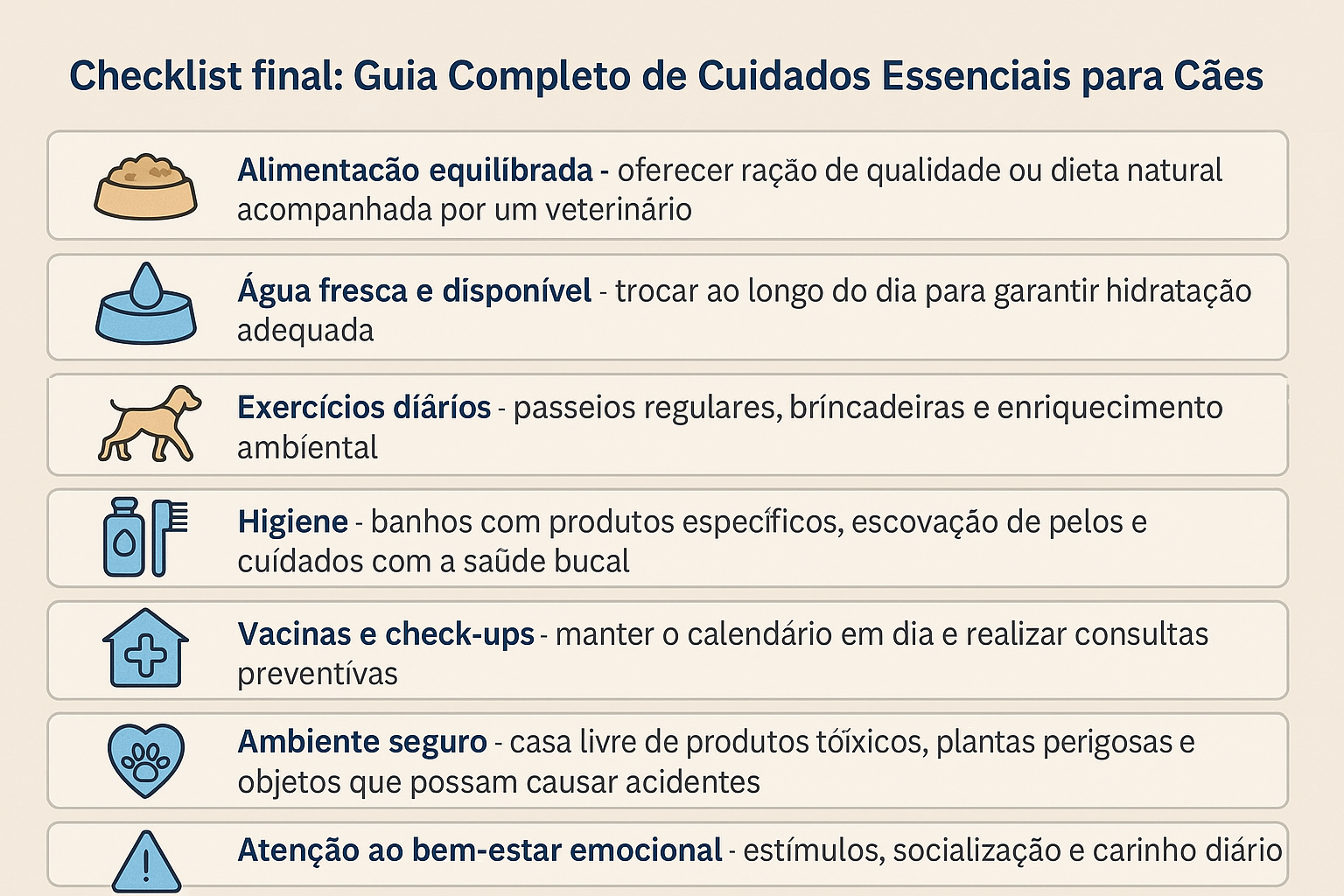 cuidados essenciais para cães
