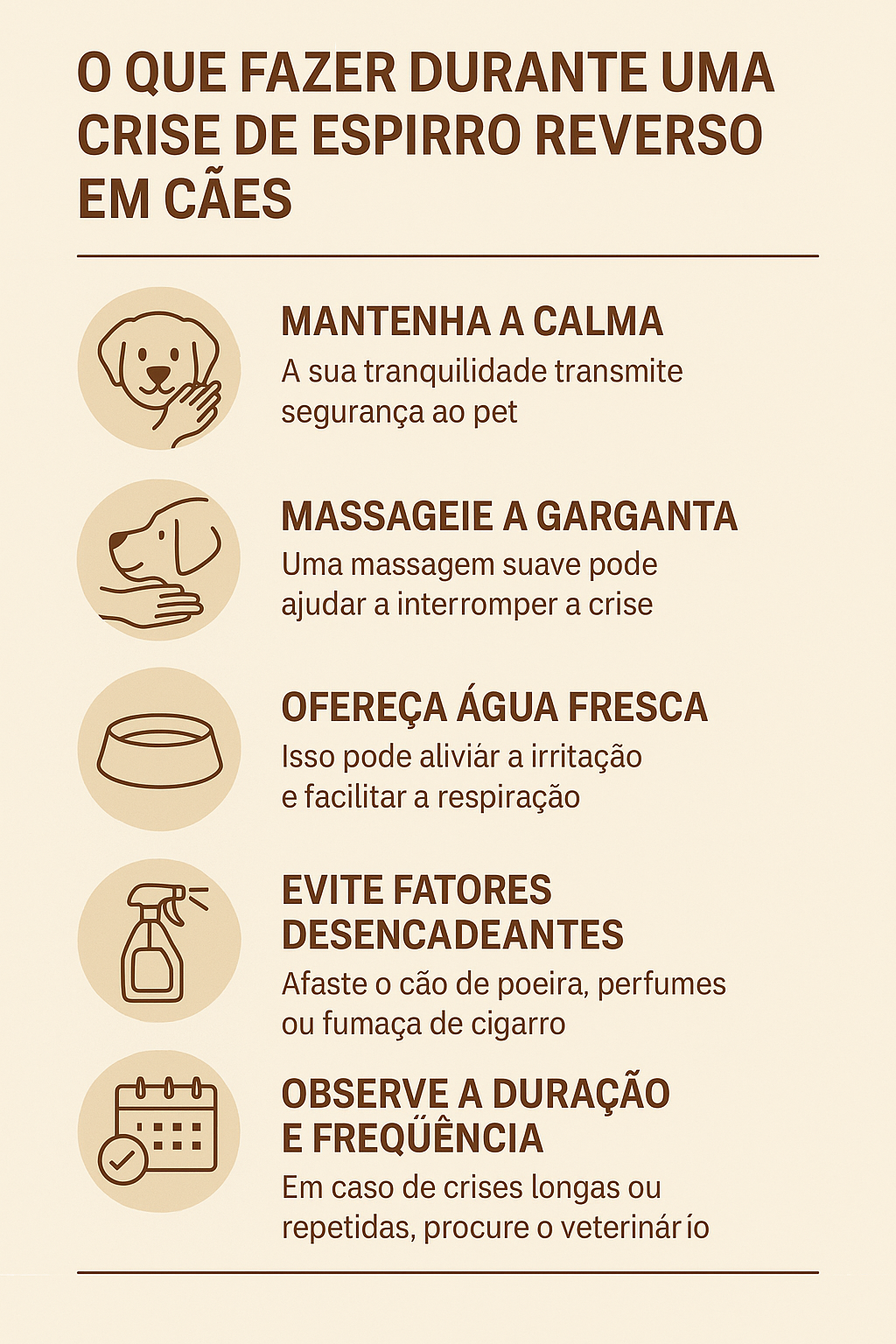 espirro reverso em cães