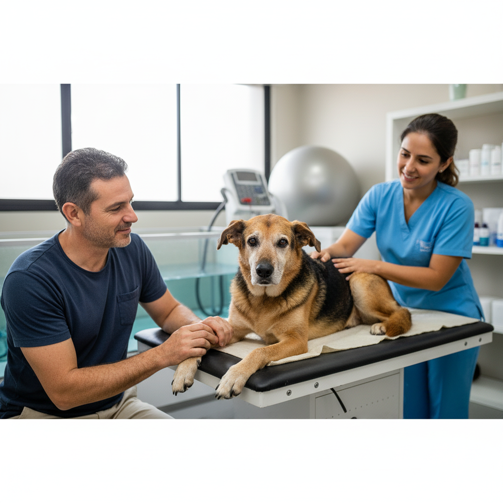 fisioterapia em cachorro