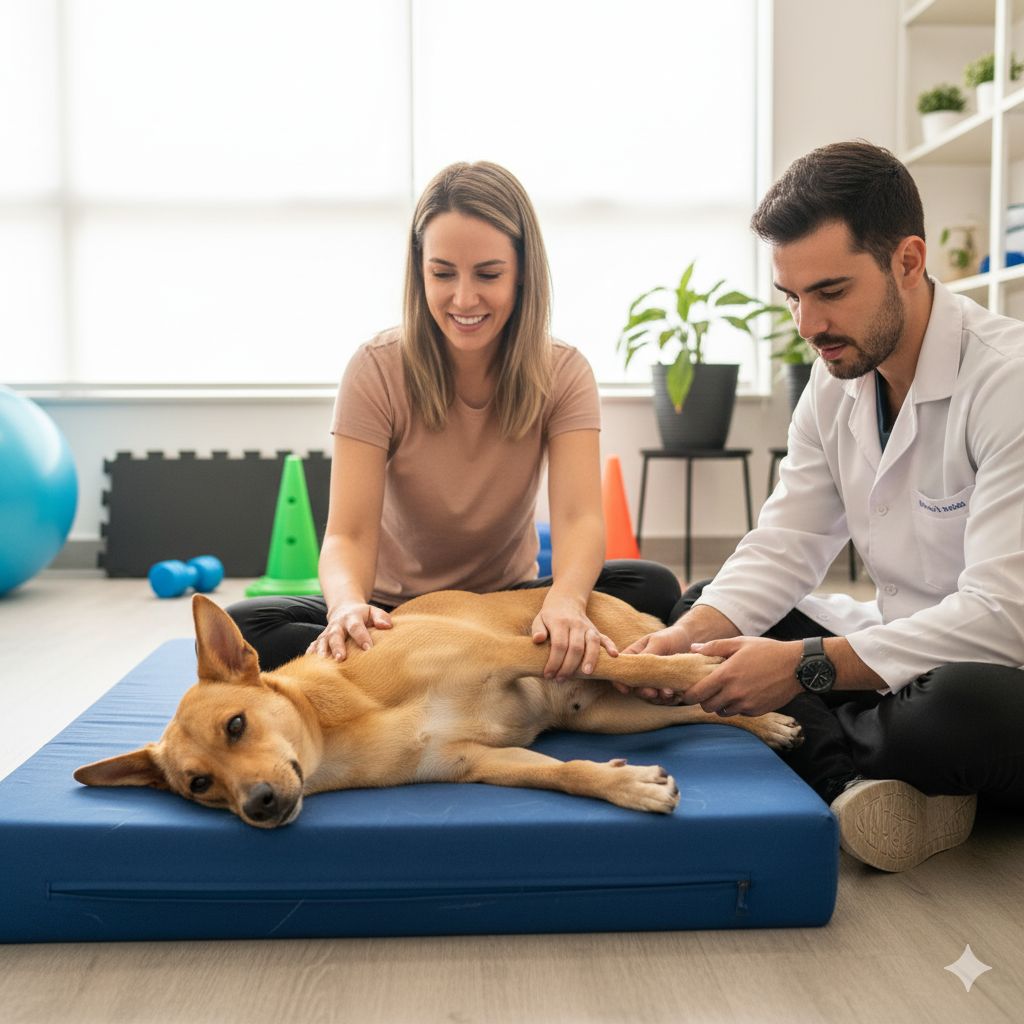 fisioterapia em cachorro