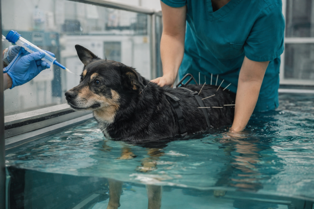 Acunpultura em cães
