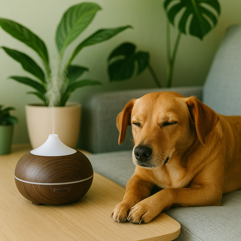 Cachorro com Medo de Fogos
