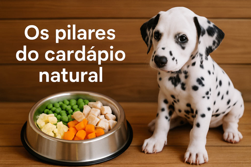 Alimentação natural para filhotes