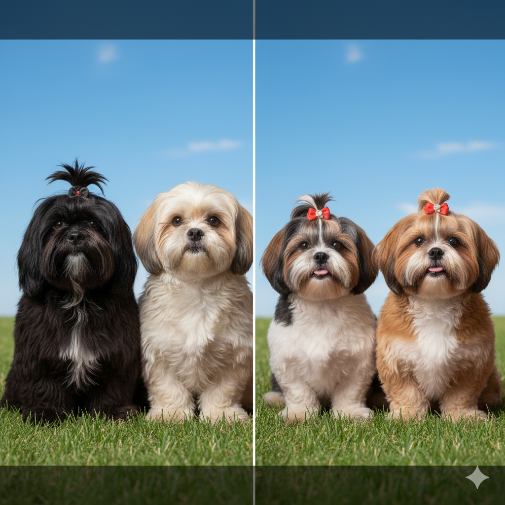 Lhasa Apso e Shih Tzu