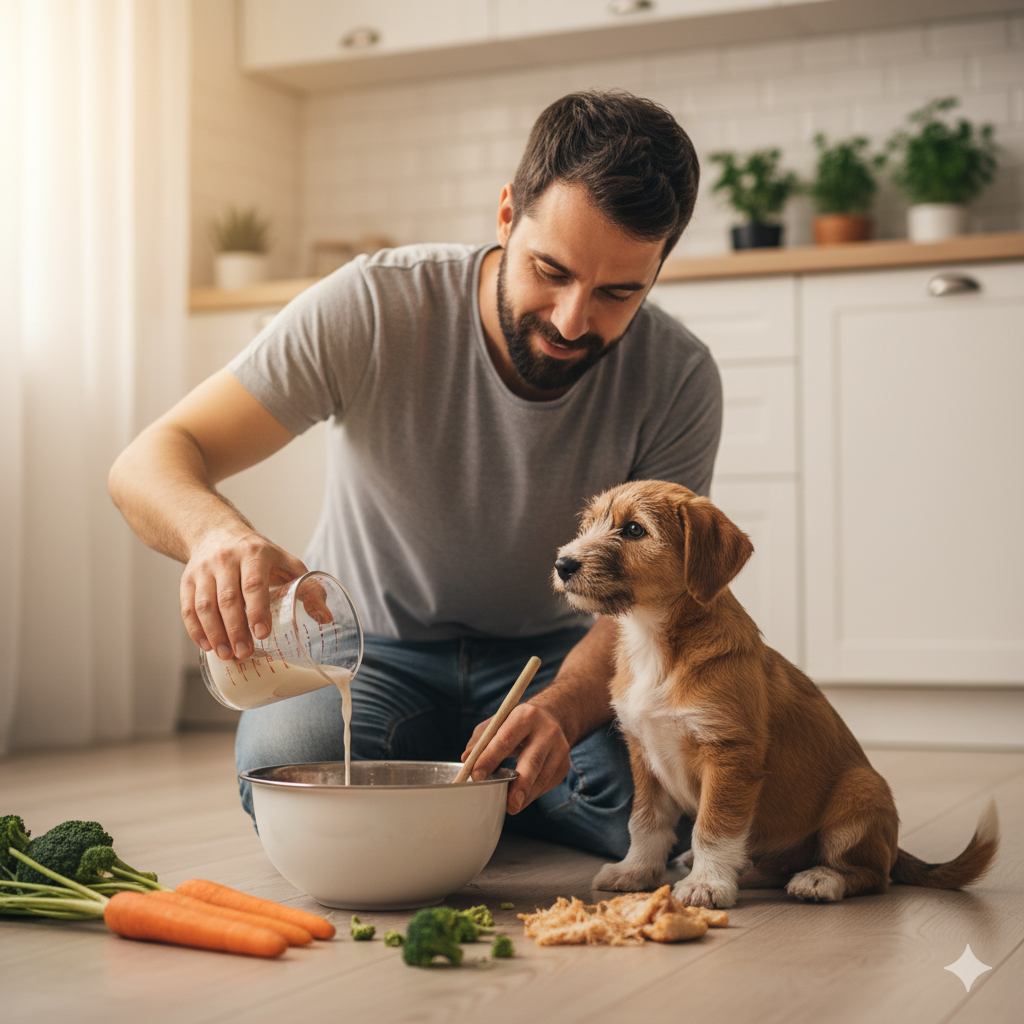 Alimentação natural para filhotes