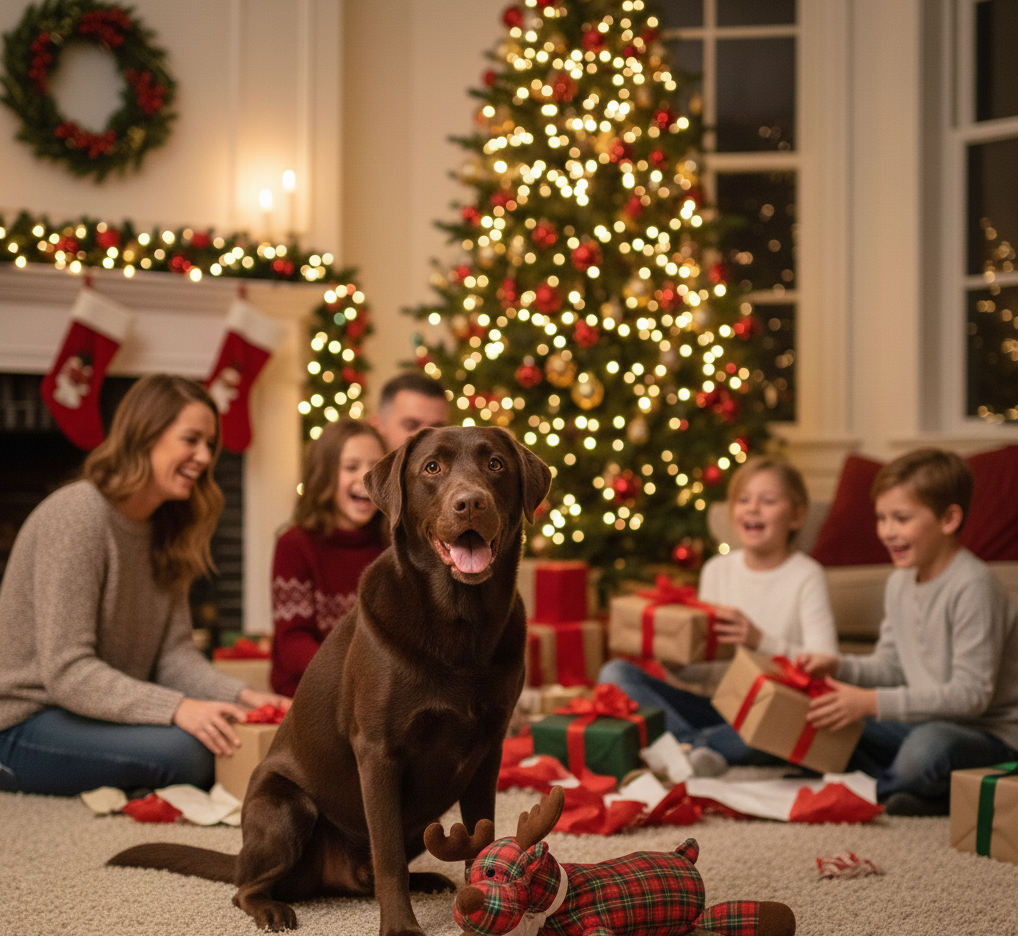 Decoração de Natal com pets