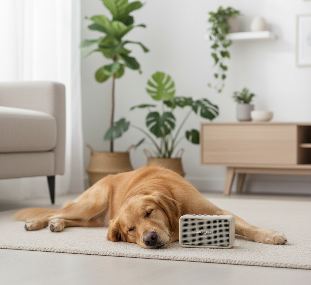 Cachorro e Fogos de Artifício