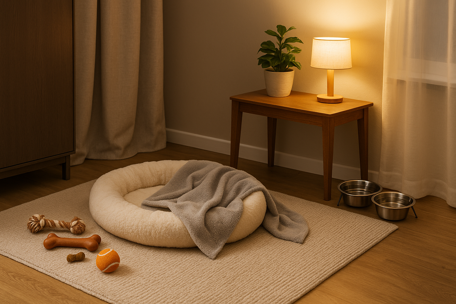 Cachorro e Fogos de Artifício