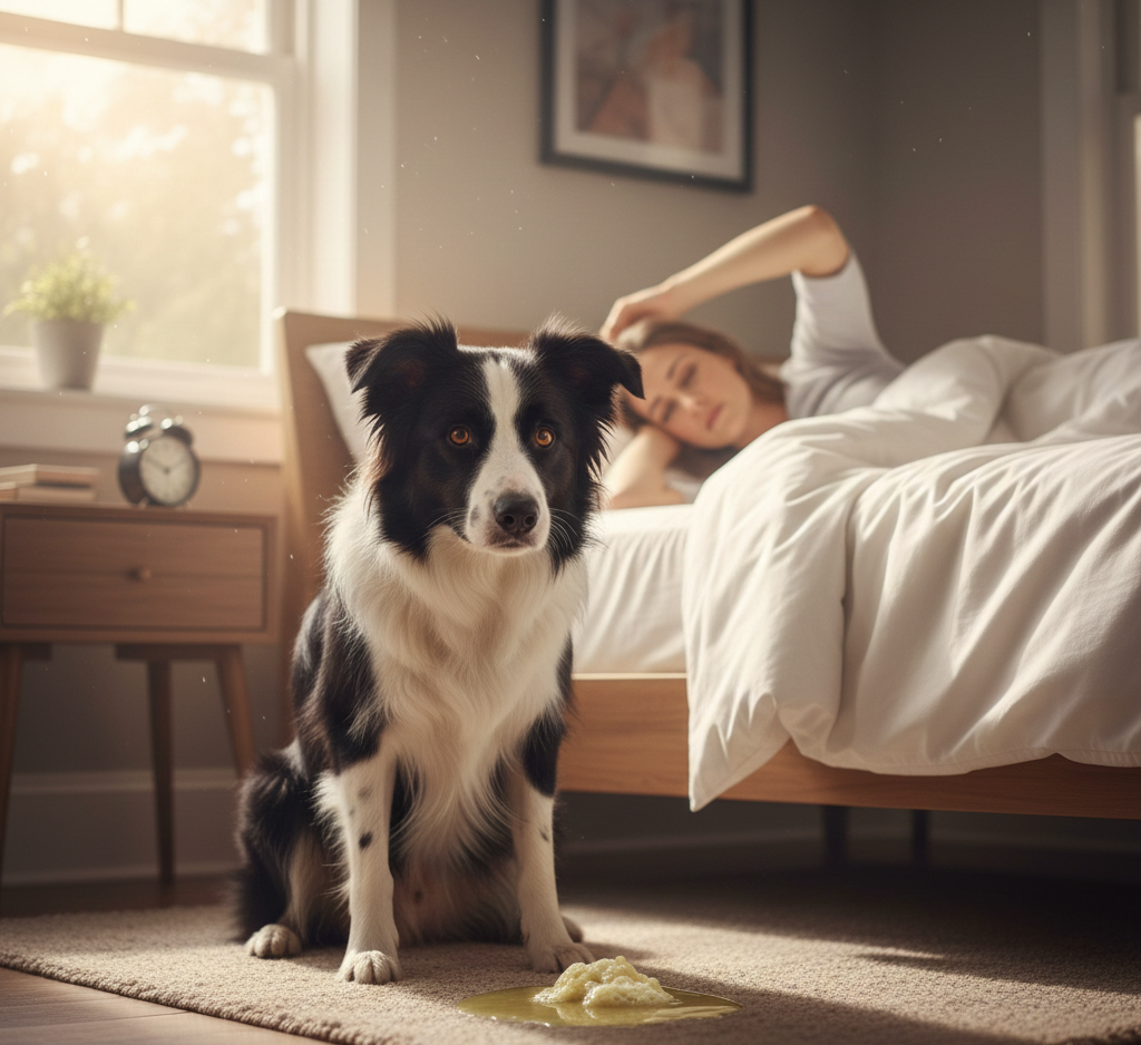 O que Fazer Quando o Cachorro Vomita Amarelo