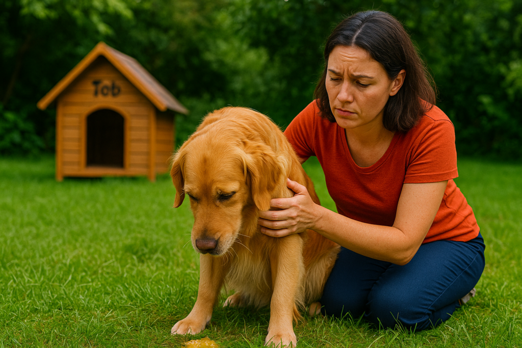 O que Fazer Quando o Cachorro Vomita Amarelo