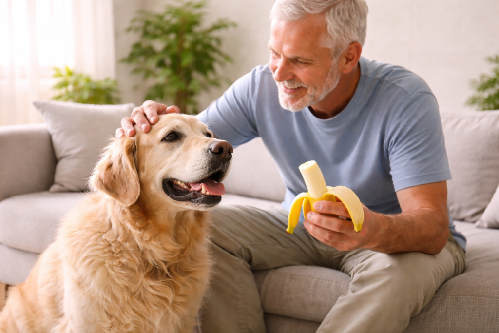 Cachorro pode comer banana