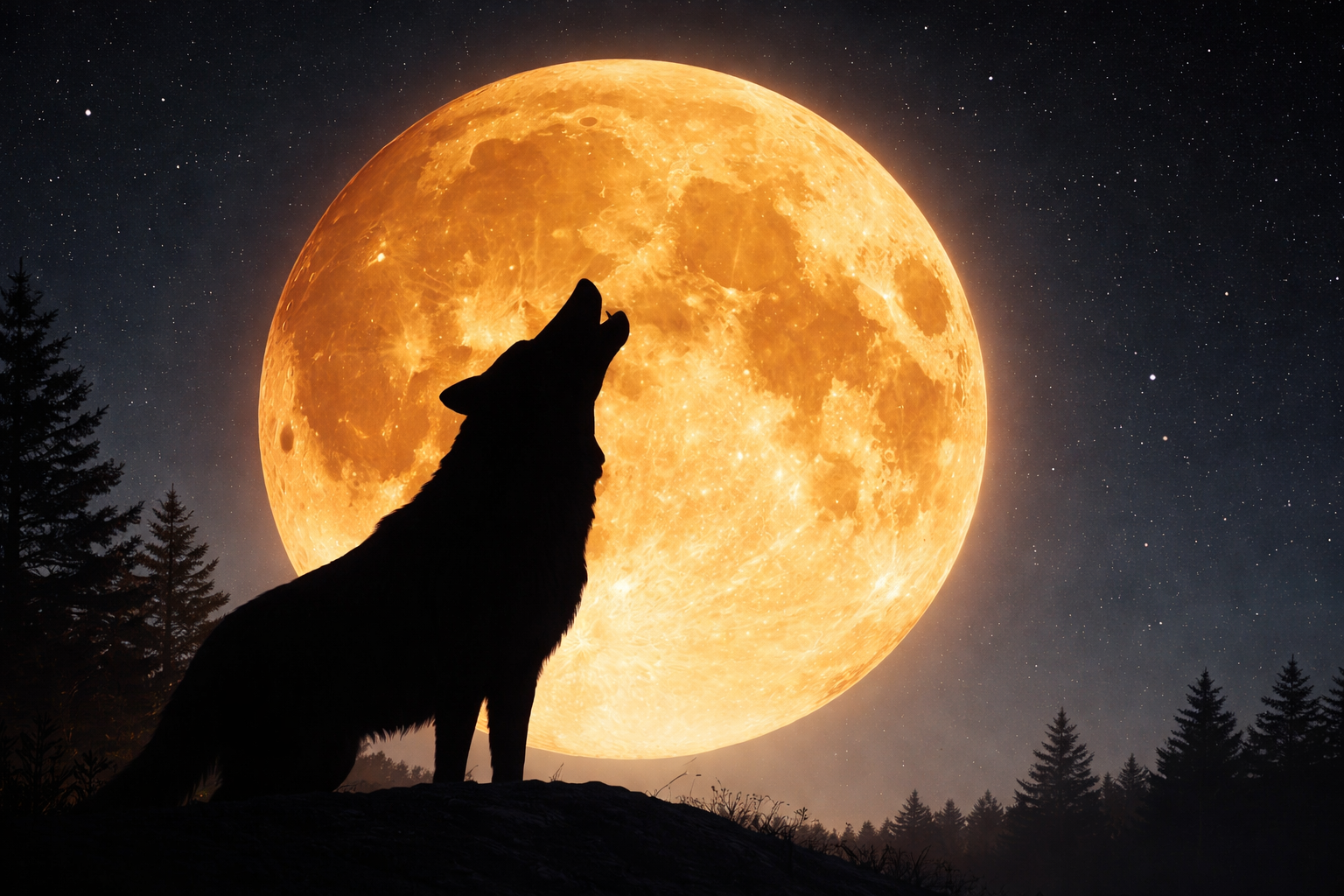 Cachorro uivando de madrugada