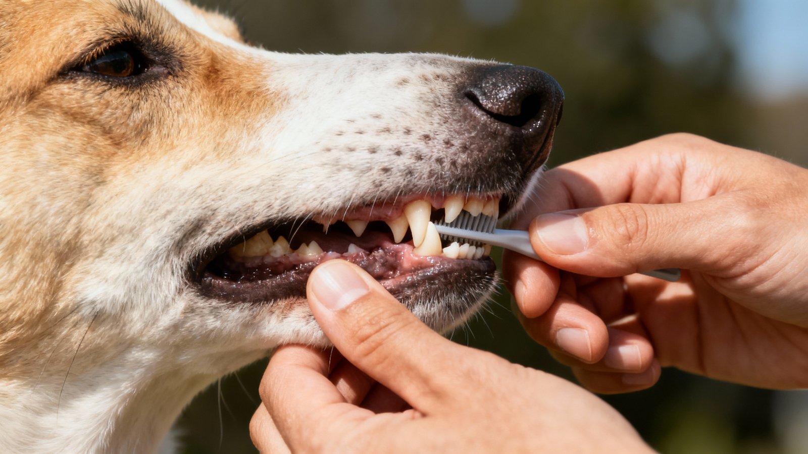 Como escovar os dentes do cachorro