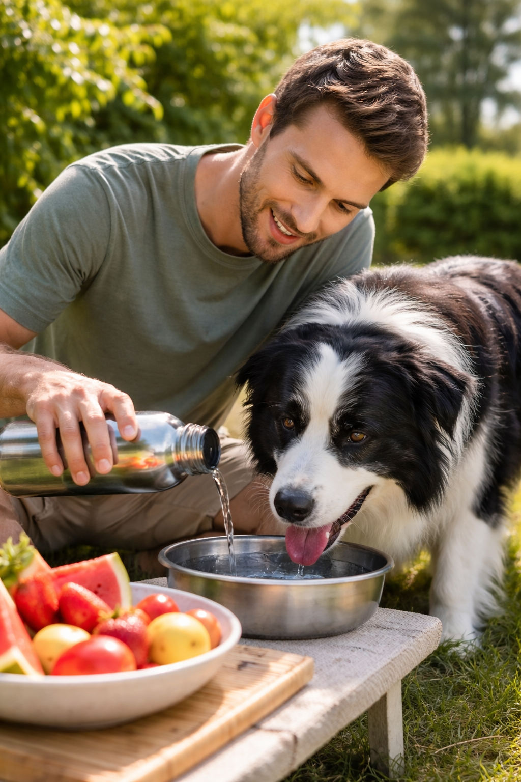 Frutas para cachorro no calor