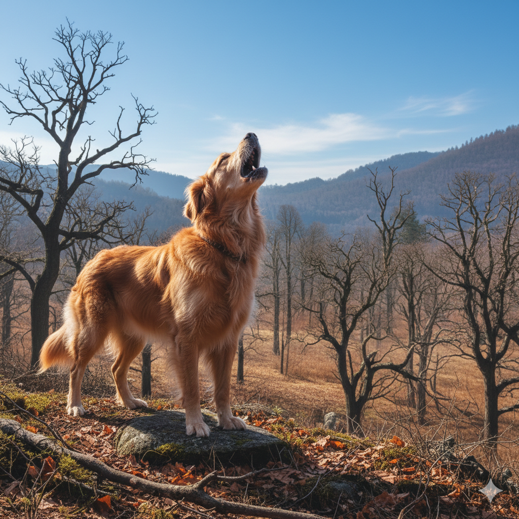 Por que os cachorros uivam