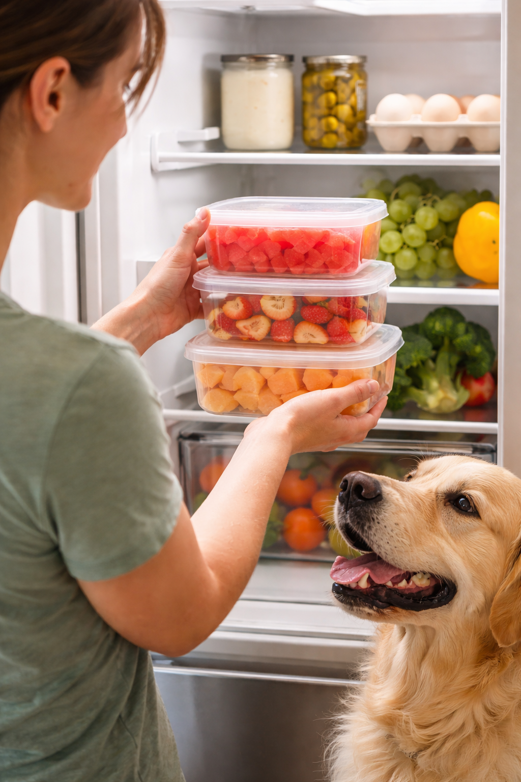 Frutas para cachorro no calor