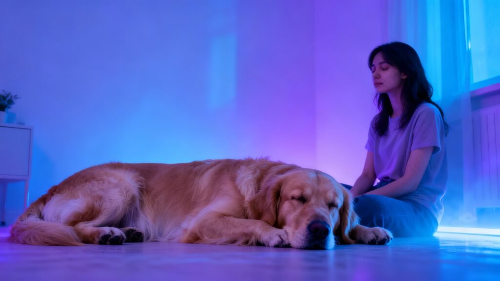 Como acalmar um cachorro com medo