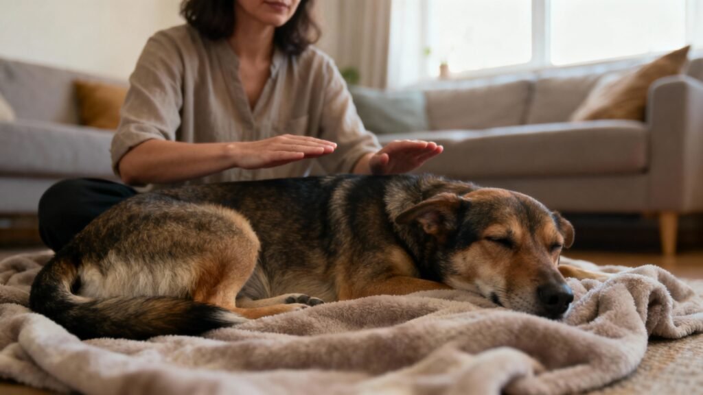 Como acalmar um cachorro com medo