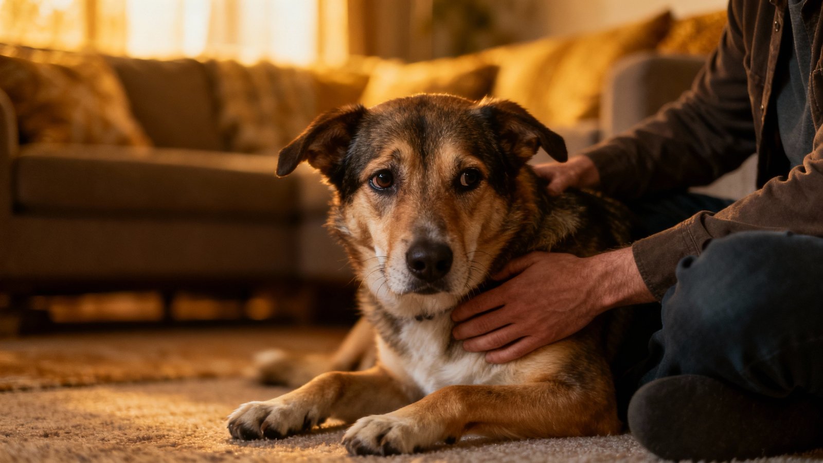 Como acalmar um cachorro com medo