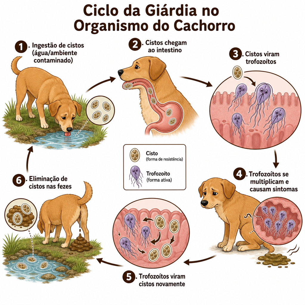 Giardíase em Cachorro